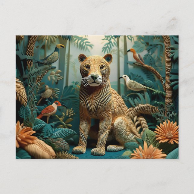 AI Yarn Jungle Postkarte (Vorderseite)