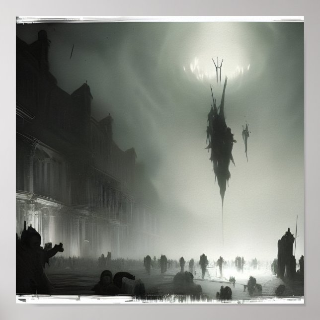 AI Zombie Outbreak #01 Poster (Vorne)