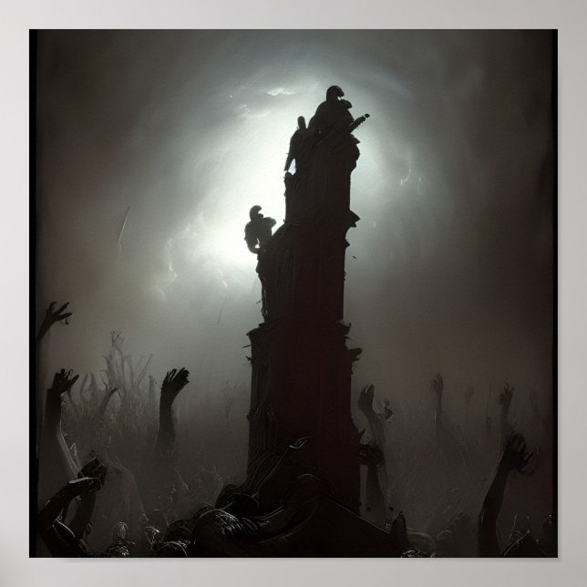 AI Zombie Outbreak #02 Poster (Vorne)