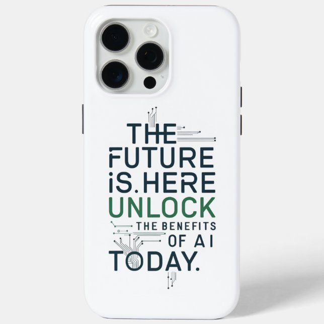 AI-Zukunft-iPhone-Hülle | Tech-Revolution Case-Mate iPhone Hülle (Rückseite)