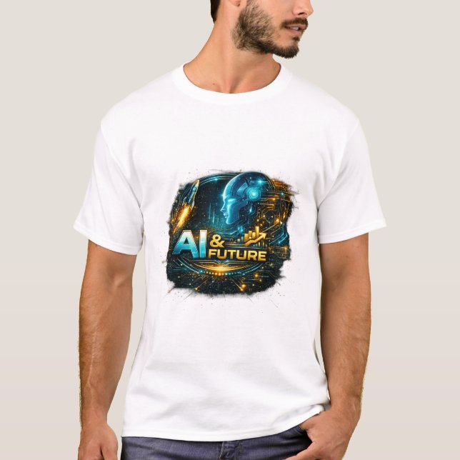AI & Zukunft – Künstliche Intelligenz Vision  T-Shirt (Vorderseite)