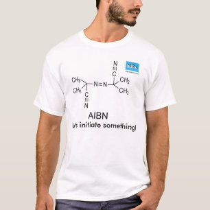AIBN, ließ uns initate, Logofront T-Shirt