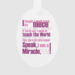 Aicardi Nichten-Oval-Verzierung Ornament