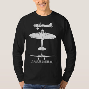 Aichi D3a Japanisches Ww2-Sprungbomber-Flugzeug T-Shirt