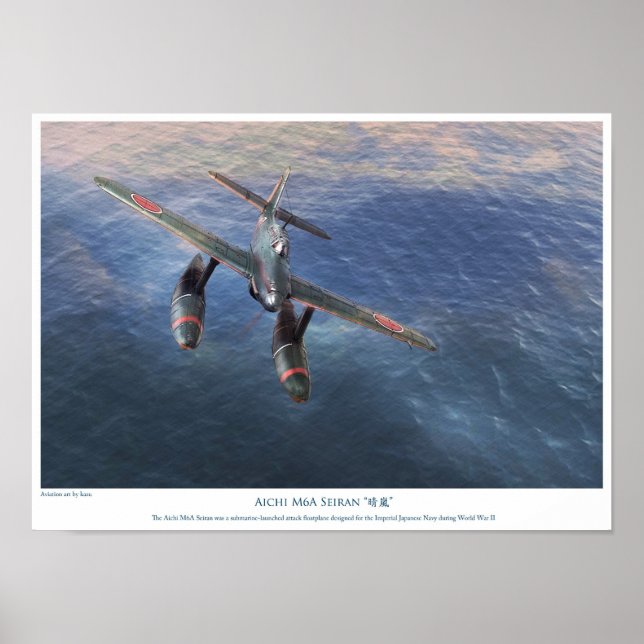 Aichi M6A Seiran Poster (Vorne)