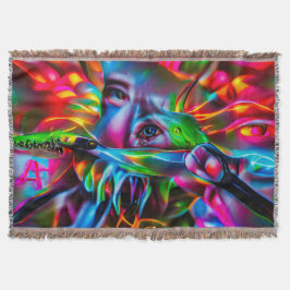 Aichmophobie: Vivid Surreal Art Decke