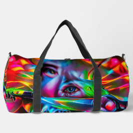 Aichmophobie: Vivid Surreal Art Duffle Bag