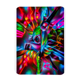 Aichmophobie: Vivid Surreal Art Magnet