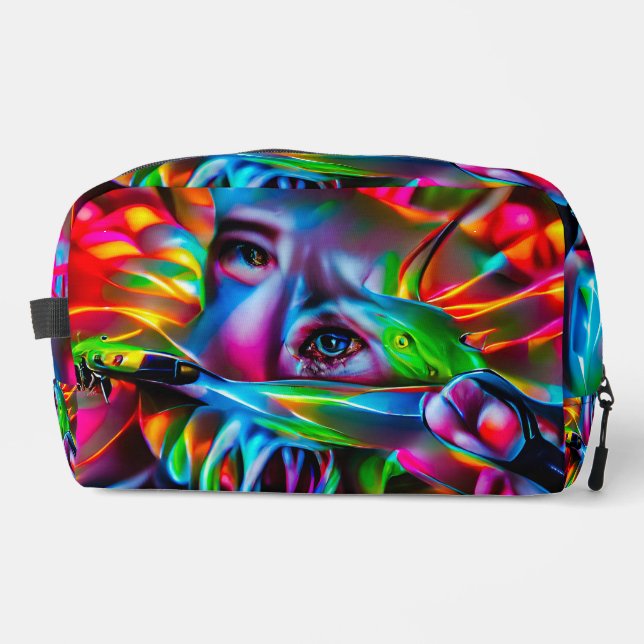 Aichmophobie: Vivid Surreal Art Waschbeutel (Vorderseite)