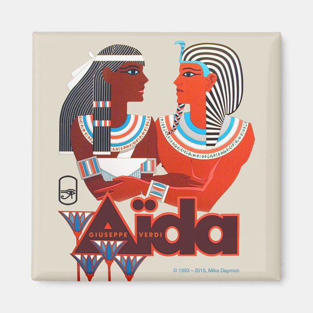 Aïda! Opera Magnet (Vorne)