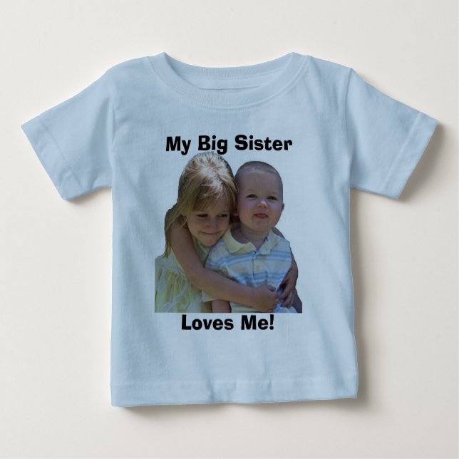 aidan 3, Meine große Schwester, Lieben! Baby T-shirt (Vorderseite)