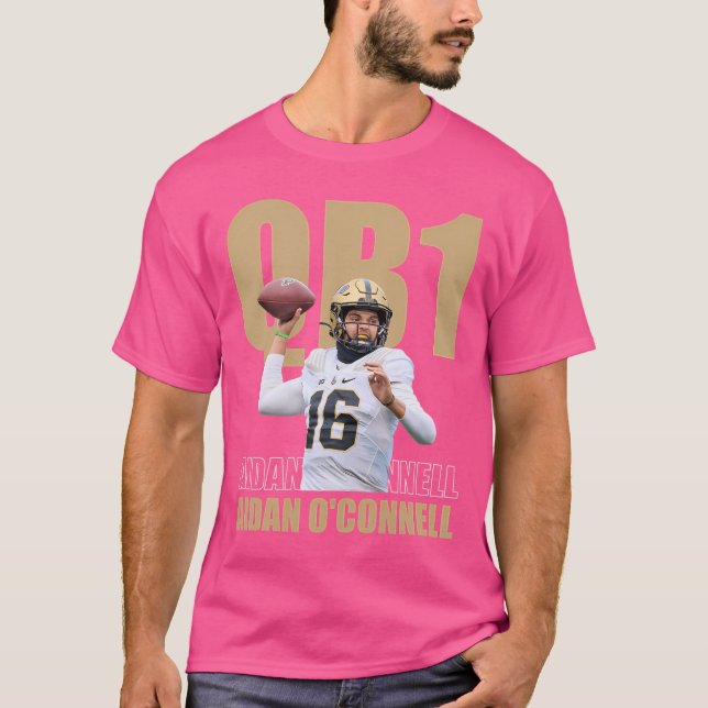 Aidan O'Connell No.16 Purdue Fan Jersey T-Shirt (Vorderseite)