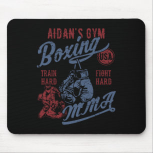 Aidan's Gymnastik Boxing Mixed Martial Arts Retro Mousepad