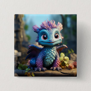 Aiden, ein Whimsikischer Drache Button