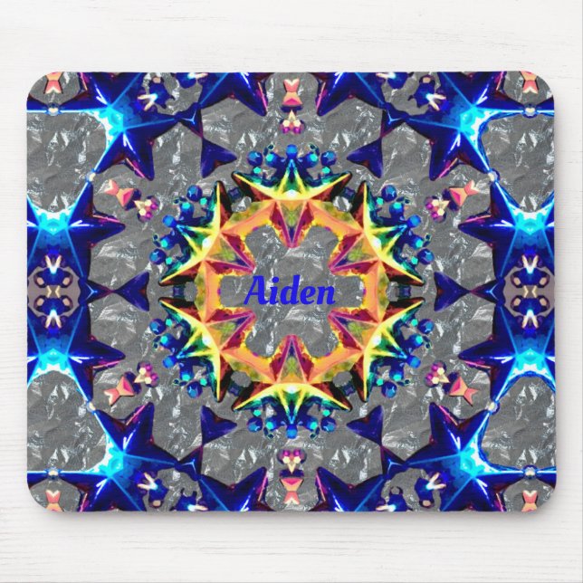 AIDEN ~ Helles 3D Muster ~ Mousepad (Vorne)