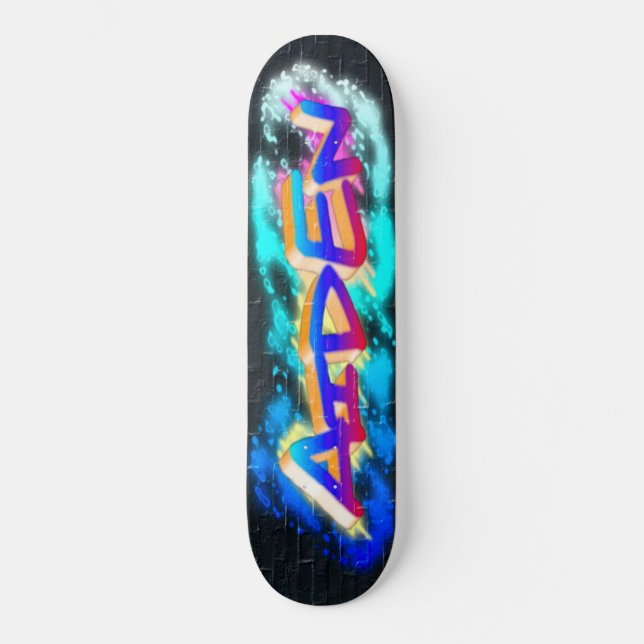 AIDEN Maßgeschneidertes Graffiti-Skateboard Skateboard (Vorderseite)