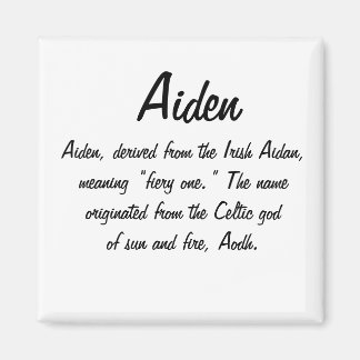 Aiden Name Bedeutung Magnet
