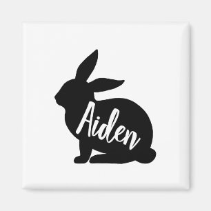 Aiden personalisiertes Osthasengeschenk Magnet
