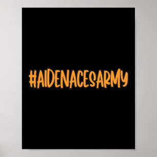 Aidenacesargekämpft gegen Krebs Leukämie Aiden" Poster