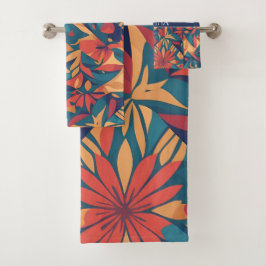 Aidi Mosaic Personalisiertes Muster Badhandtuch Set