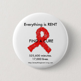 AIDS Bewusstseinsknopf Button