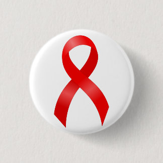 AIDS| HIV | rotes Band der Herz-Krankheits-| des Button