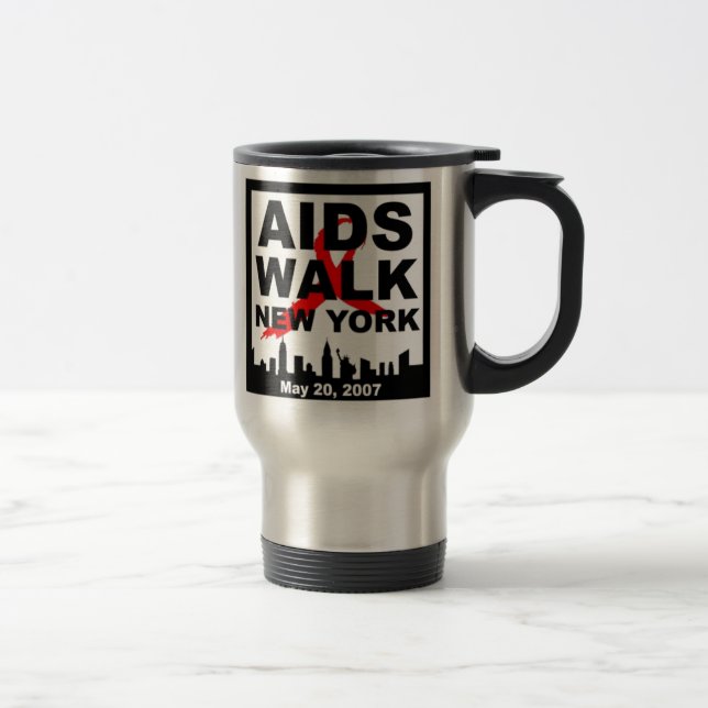 AIDS Reise-Tasse Reisebecher (Rechts)