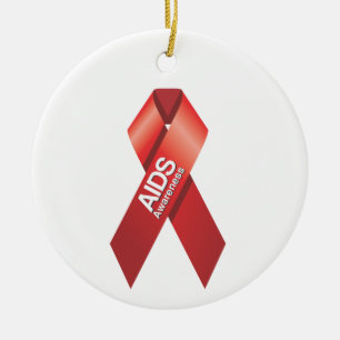 AIDS-Sensibilisierungskampagne Keramik Ornament
