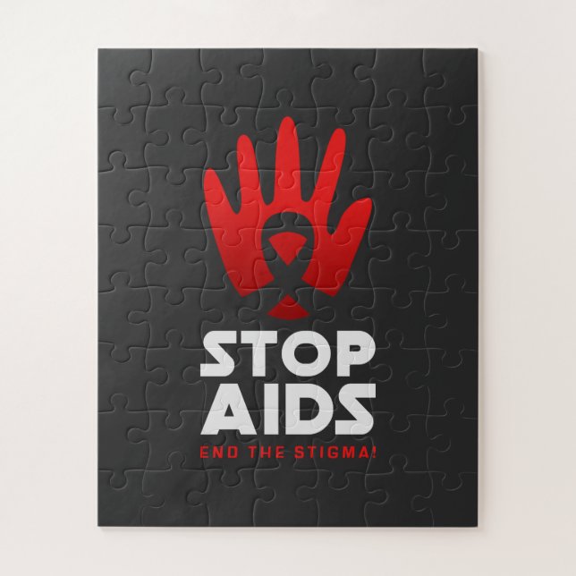 Aids stoppen puzzle (Vertikal)