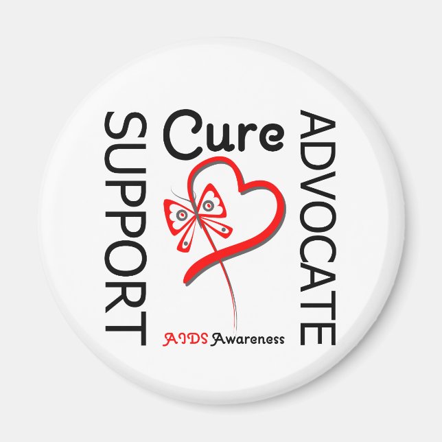 Aids-Support Advocate Cure Magnet (Vorne)