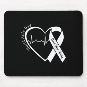 Aids unterstützen den Red Ribbon World Aids Day HI Mousepad