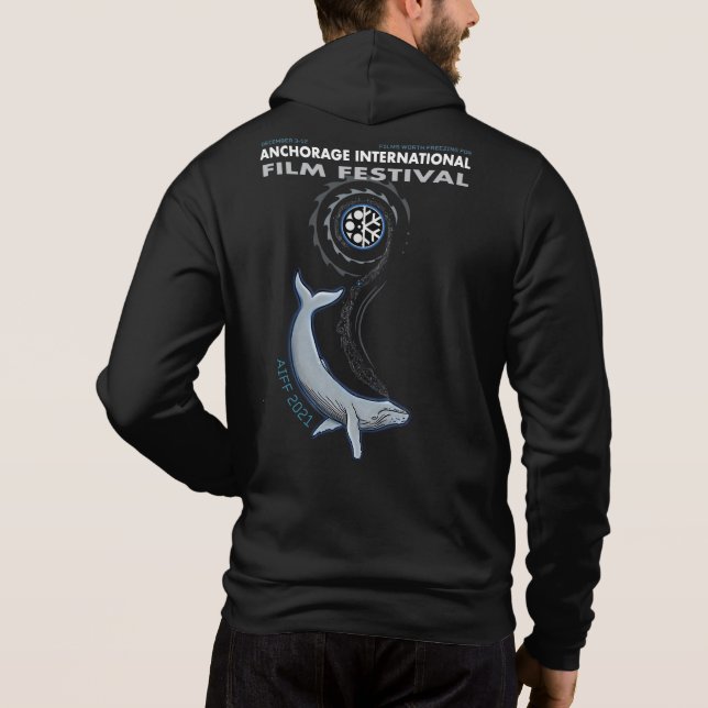 AIFF 2021 Männer-Zip-Hoodie Hoodie (Rückseite)