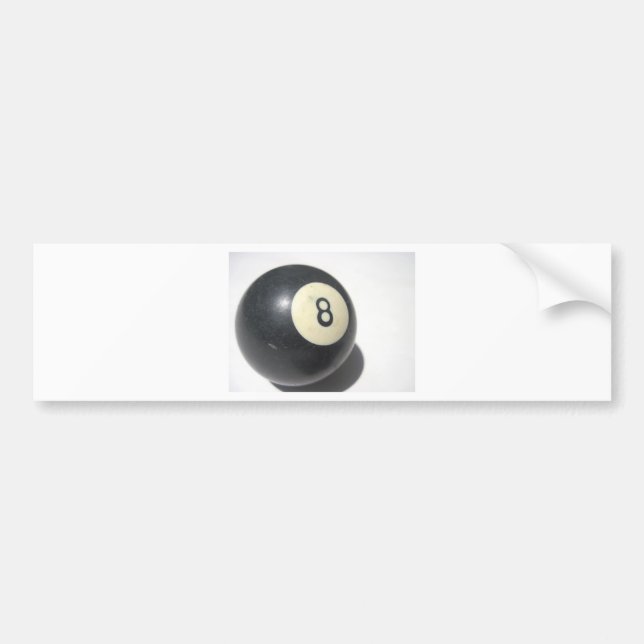 Aight Ball Autoaufkleber (Vorne)