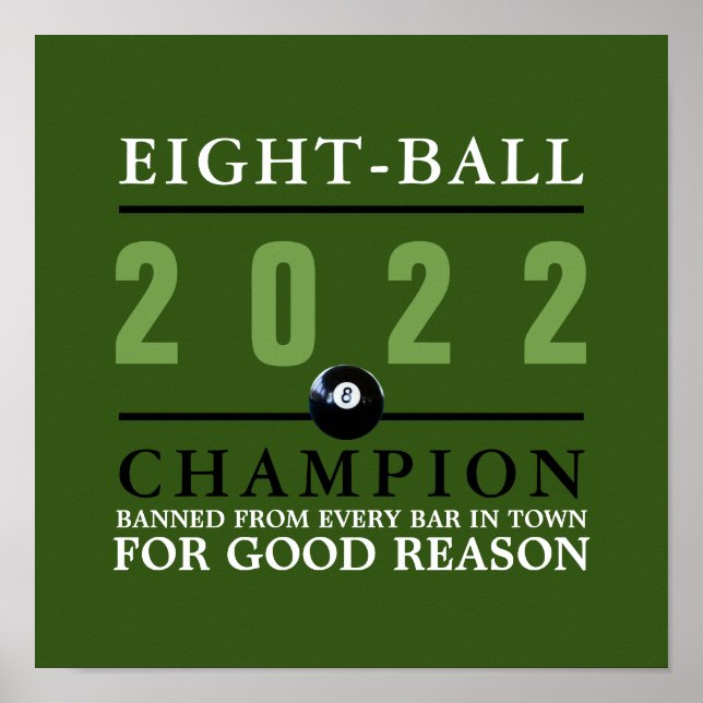 Aight Ball Champion Poster (Vorne)