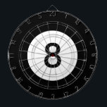Aight Ball Dart Board Dartscheibe<br><div class="desc">Acht Ball Dart Board. ©Janet Palaggi</div>