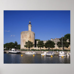 Aigues Mortes, Rhone und Sète-Kanal, Gard, Poster