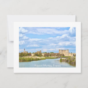 Aigues-Mortes, Walled City, Provence, Frankreich Postkarte