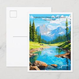 Aigüestortes i Estany de Sant Maurici Spanien Reis Postkarte