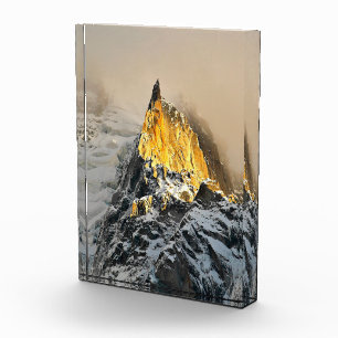 Aiguille des Deux Aigles Sonnenaufgang, Chamonix Fotoblock