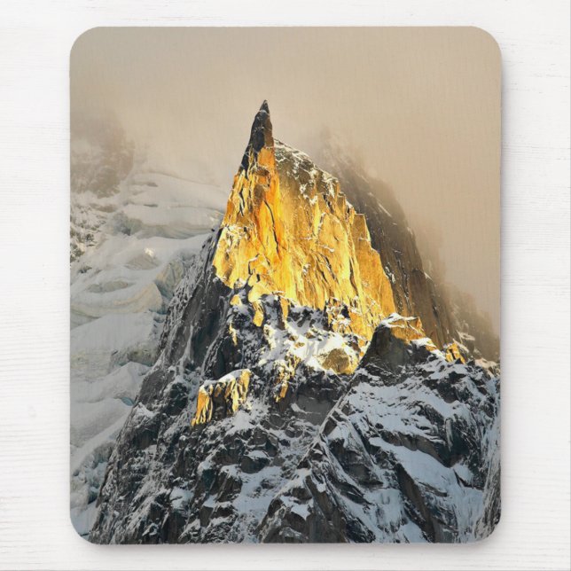 Aiguille des Deux Aigles Sunrise, Chamonix Mousepad (Vorne)