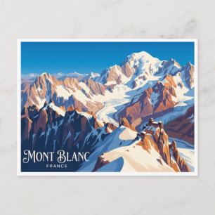 Aiguille du Midi Chamonix Frankreich Postkarte
