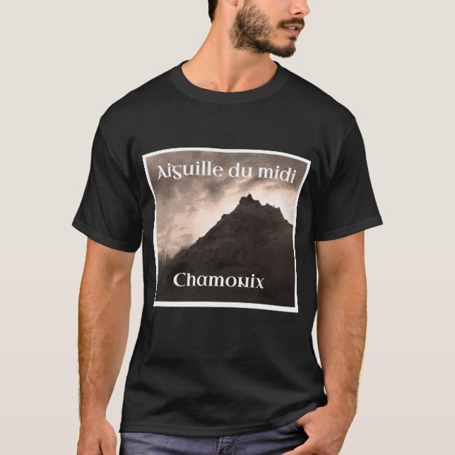Aiguille du Midi, Mont Blanc T-Shirt (Vorderseite)