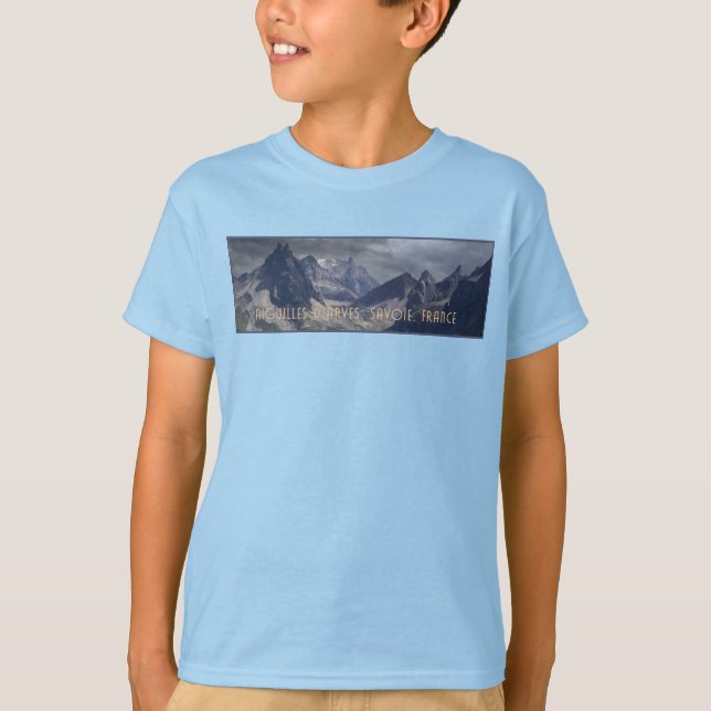 Aiguilles d'Arves, Savoie, Frankreich T-Shirt (Vorderseite)