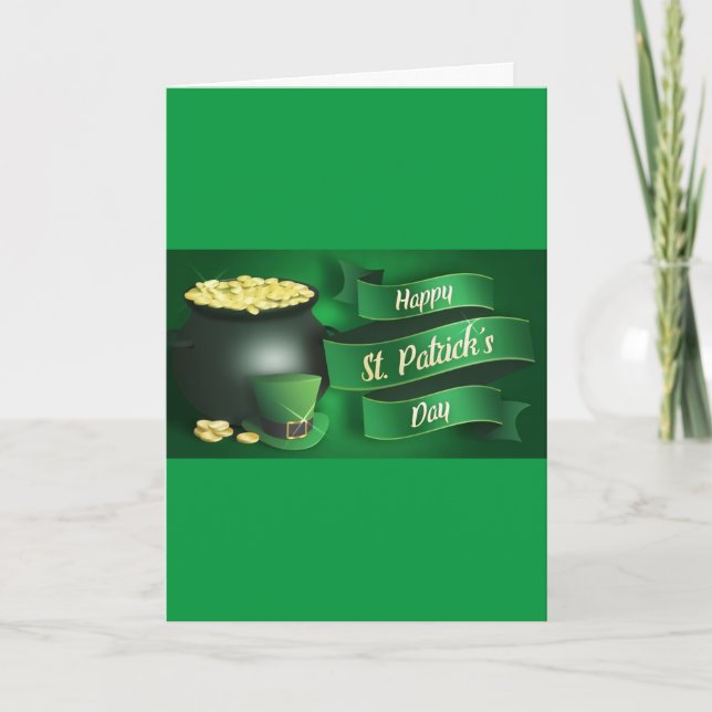 AIH St. Patrick's Day Karte (Vorderseite)