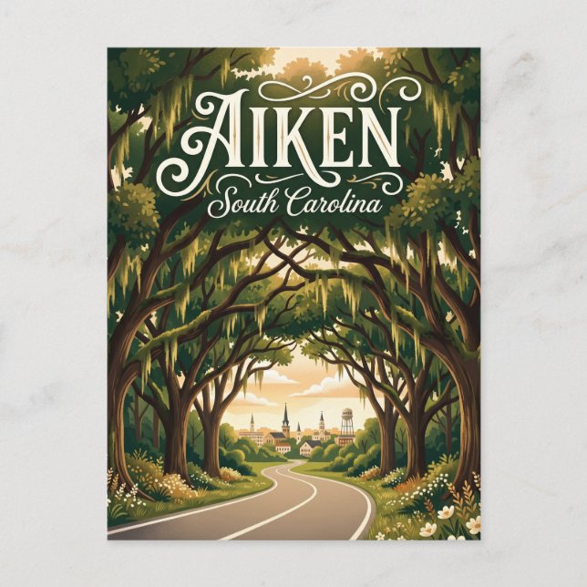 Aiken USA Postkarte (Vorderseite)