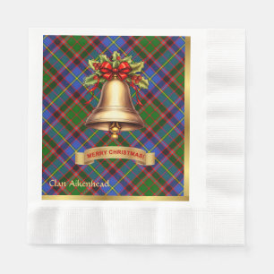 Aikenhead Personalisiert Tartan Christmas Serviette
