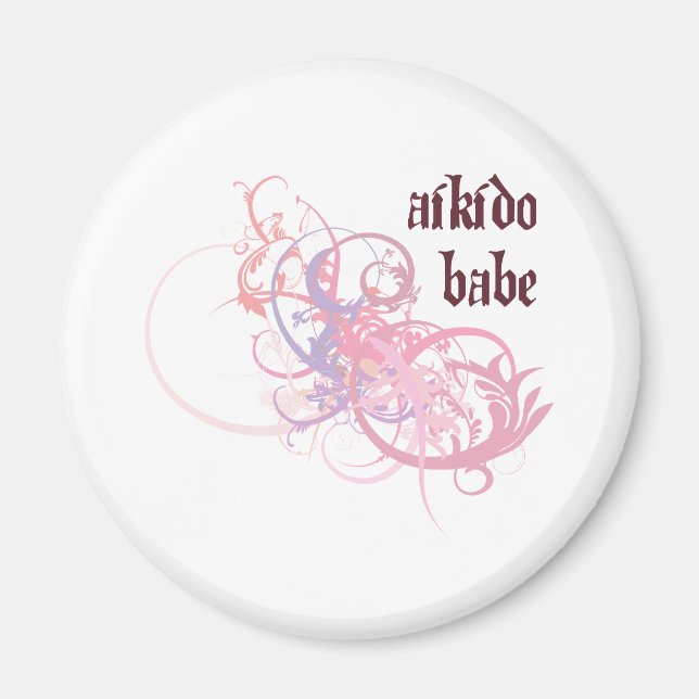 Aikido Babe Magnet (Vorne)