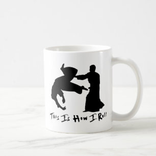 Aikido dieses ist, wie ich rolle kaffeetasse