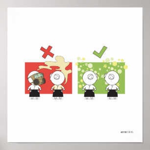 Aikido - Dojo-Regel #1 Poster