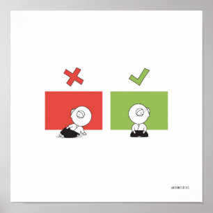 Aikido - Dojo-Regel #5 Poster